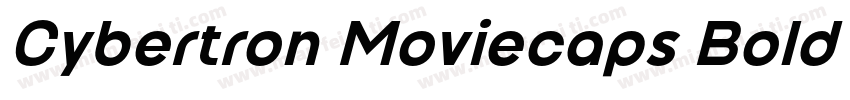 Cybertron Moviecaps Bold Italic字体转换